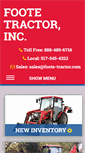 Mobile Screenshot of foote-tractor.com